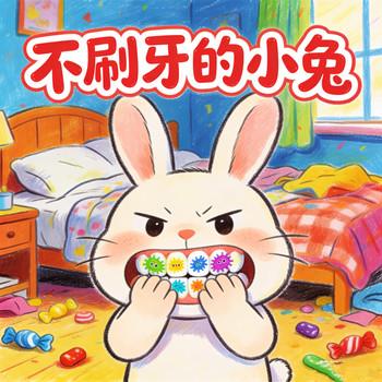 不刷牙的小兔