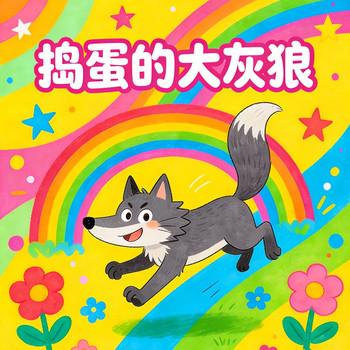 捣蛋的大灰狼，儿童启蒙小故事