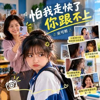 怕我走快了你跟不上
