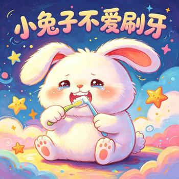 不爱刷牙的小兔子，儿童启蒙睡前小故事