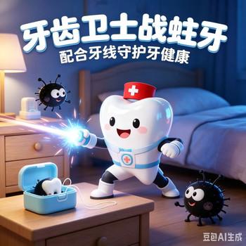 牙齿卫士战蛀牙，儿童睡前小故事，儿童成长
