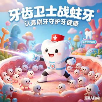 睡前故事，宝贝成长，牙齿卫士战蛀牙
