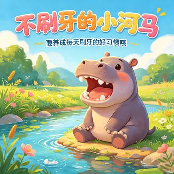 不刷牙的小河马