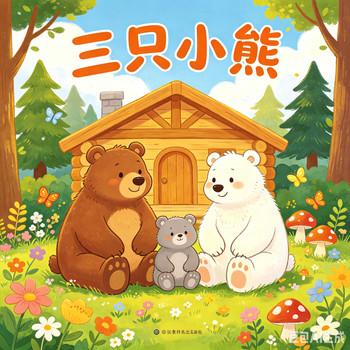 三只小熊森林小故事，宝宝启蒙小故事