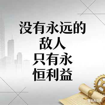 没有永恒的敌人只有永恒的利益