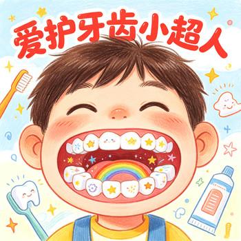 爱护牙齿小超人，宝宝好习惯睡前故事