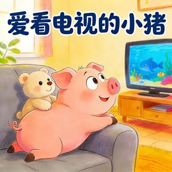 爱看电视的小猪
