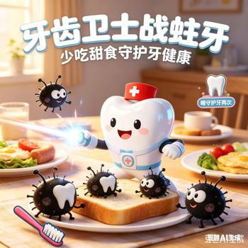 宝贝好习惯牙齿小卫士，睡前故事